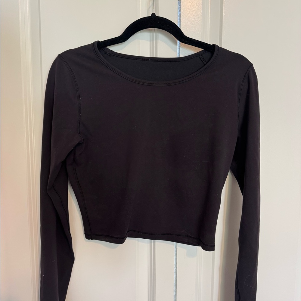 lululemon athletica Black Long Sleeve Blouse